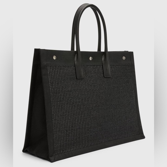 Saint Laurent Rive Gauche Tote Bag in Raffia (Brand New with Tags) - Picture 6 of 8